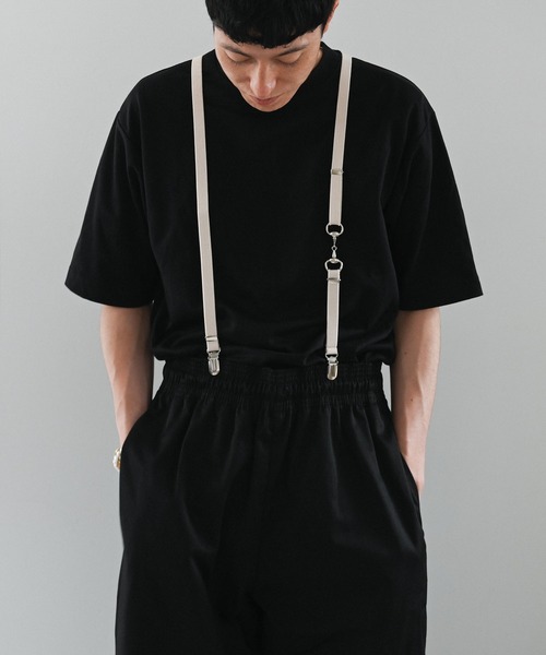 An+u（アンユー）の「ホースビット サスペンダー（サスペンダー・レディース・ブラック/ホワイト/ホワイト×ブラック・FREE）」の7枚目の写真