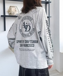Candlestick（キャンドルスティック）の「ANT design グラフィック 袖ロゴ ヘビーウェイト ロンT（Tシャツ/カットソー・メンズ）」