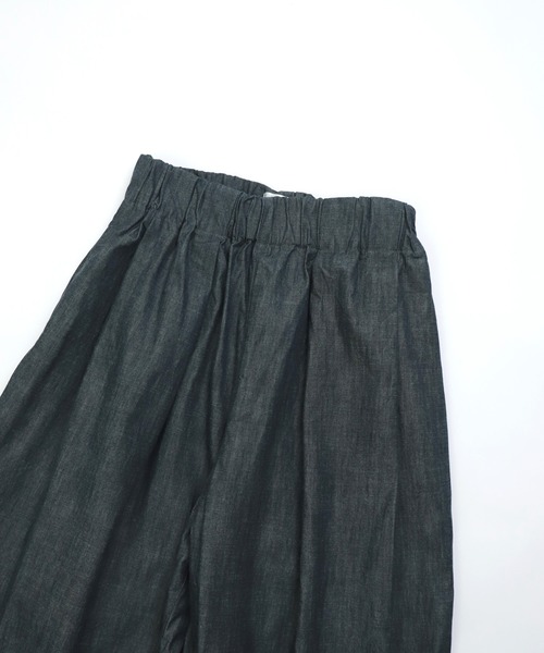 Yarmo（ヤーモ）の「[Yarmo] Indigo Chambray Work Pants / インディゴシャンブレー ワークパンツ（デニムパンツ・レディース・インディゴブルー・M）」の14枚目の写真