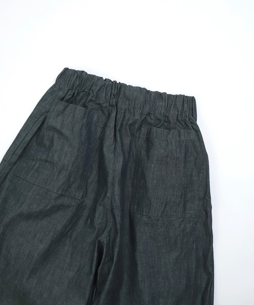Yarmo（ヤーモ）の「[Yarmo] Indigo Chambray Work Pants / インディゴシャンブレー ワークパンツ（デニムパンツ・レディース・インディゴブルー・M）」の15枚目の写真