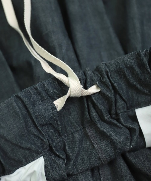 Yarmo（ヤーモ）の「[Yarmo] Indigo Chambray Work Pants / インディゴシャンブレー ワークパンツ（デニムパンツ・レディース・インディゴブルー・M）」の16枚目の写真