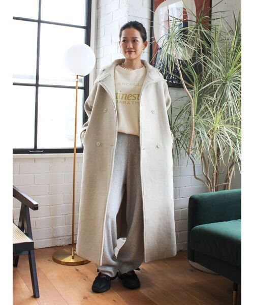 Ungrid(アングリッド)の「ロゴ刺繍ルーズニット(ニット/セーター・レディース・アイボリー/ライトグレー/グリーン・FREE)」の17枚目の写真