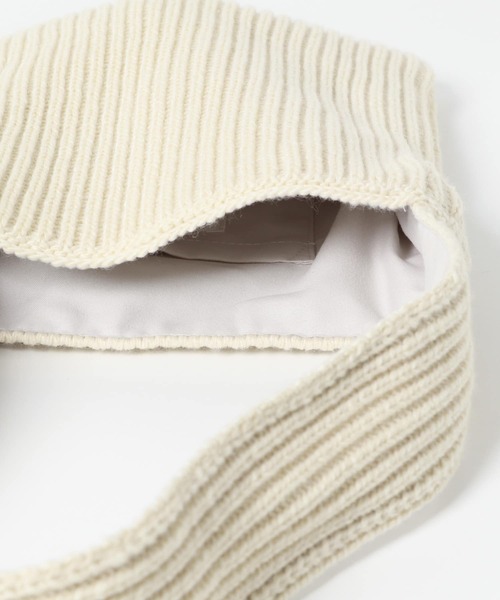 SENSE OF PLACE by URBAN RESEARCH（センスオブプレイスバイアーバンリサーチ）の「ニットスクエアバッグ（トートバッグ・メンズ・ブラック/アイボリー/ブルー/ライトグレー・ONE）」の14枚目の写真