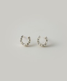 【金属アレルギー軽減】〈silver925〉ホースシューピアス