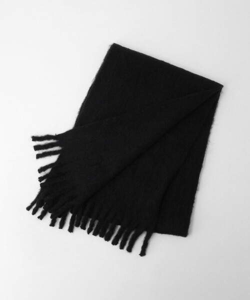 green label relaxing（グリーンレーベルリラクシング）の「GLR ブラッシュド マフラー（マフラー・メンズ・オレンジ/ダークグレー/ネイビー/ブラック・FREE）」の2枚目の写真