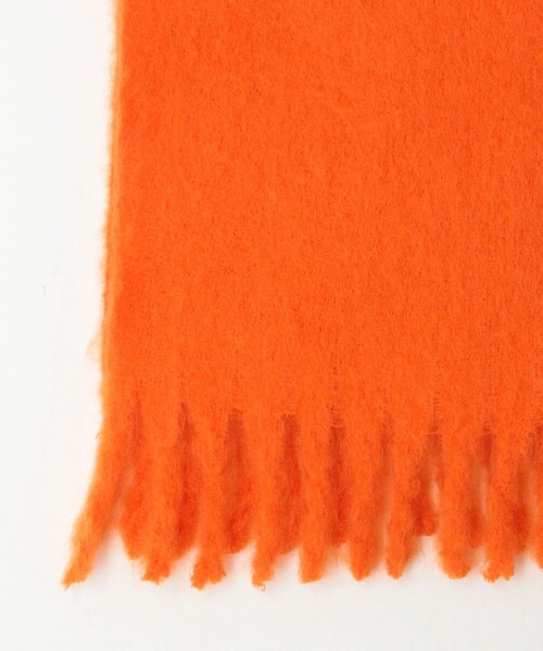 green label relaxing（グリーンレーベルリラクシング）の「GLR ブラッシュド マフラー（マフラー・メンズ・オレンジ/ダークグレー/ネイビー/ブラック・FREE）」の6枚目の写真