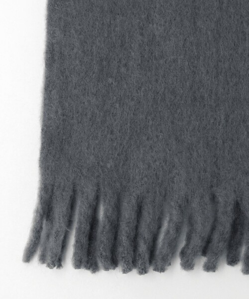 green label relaxing（グリーンレーベルリラクシング）の「GLR ブラッシュド マフラー（マフラー・メンズ・オレンジ/ダークグレー/ネイビー/ブラック・FREE）」の10枚目の写真