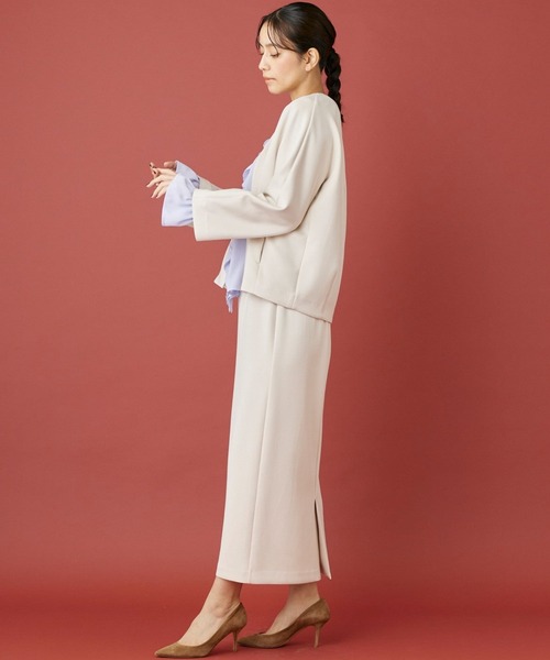 ダンボールニット タイトスカート【セットアップ対応】（スカート）｜INED CLARO（イネドクラロ）