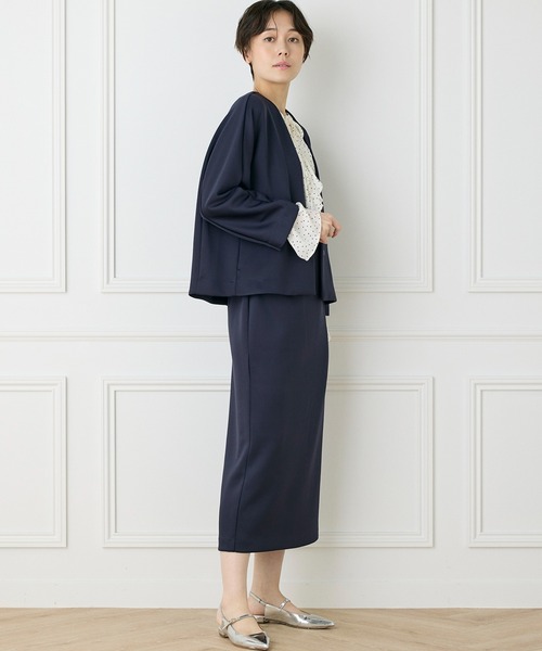 ダンボールニット タイトスカート【セットアップ対応】（スカート）｜INED CLARO（イネドクラロ）