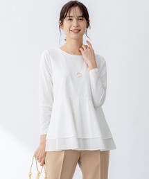 シャツコンビティアード ロングTシャツ