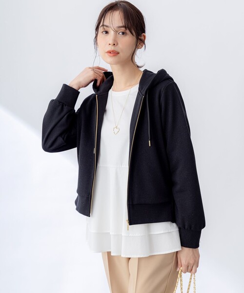 組曲(クミキョク)の「シャツコンビティアード ロングTシャツ(Tシャツ/カットソー・レディース・アイボリー系1/アイボリー系・2/3)」の20枚目の写真