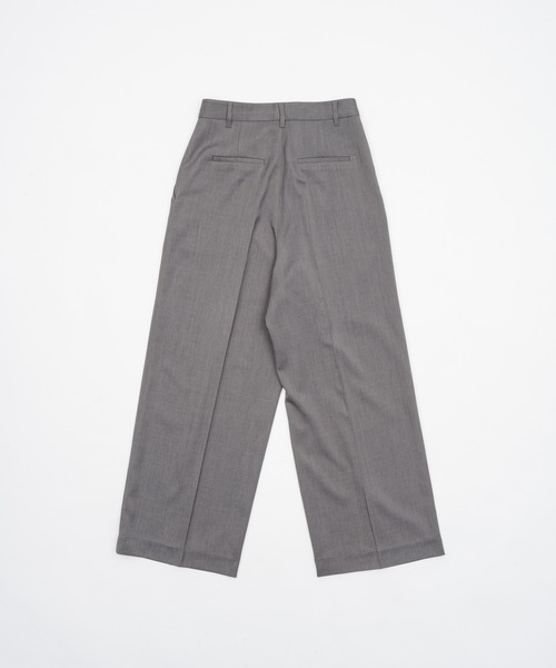 FRKM pleats wide slacks プリーツ　ワイドスラックス FRKM pleats wide slacks プリーツ ワイドスラックス CASPER JOHN