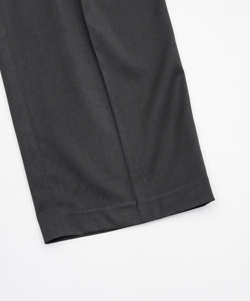 新品　FRKM pleats wide slacks プリーツ　ワイドスラックス FRKM pleats wide slacks プリーツ ワイドスラックス - メルカリ