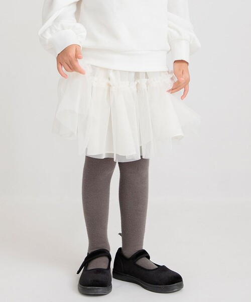 BRANSHES(ブランシェス)の「チュールスカート(スカート・キッズ・アイボリー/ピンク・S/M/L)」の5枚目の写真