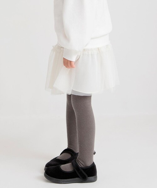 BRANSHES(ブランシェス)の「チュールスカート(スカート・キッズ・アイボリー/ピンク・S/M/L)」の7枚目の写真
