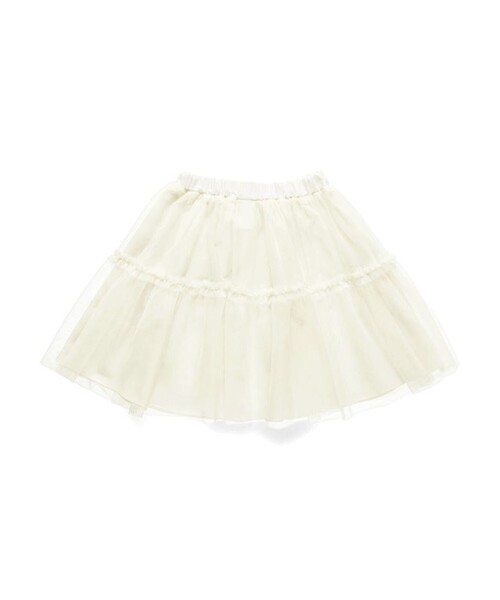 BRANSHES(ブランシェス)の「チュールスカート(スカート・キッズ・アイボリー/ピンク・S/M/L)」の9枚目の写真