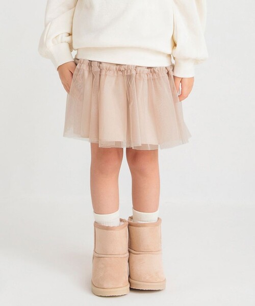 BRANSHES(ブランシェス)の「チュールスカート(スカート・キッズ・アイボリー/ピンク・S/M/L)」の11枚目の写真