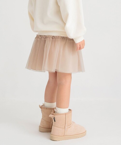 BRANSHES(ブランシェス)の「チュールスカート(スカート・キッズ・アイボリー/ピンク・S/M/L)」の14枚目の写真