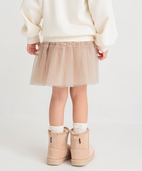 BRANSHES(ブランシェス)の「チュールスカート(スカート・キッズ・アイボリー/ピンク・S/M/L)」の15枚目の写真