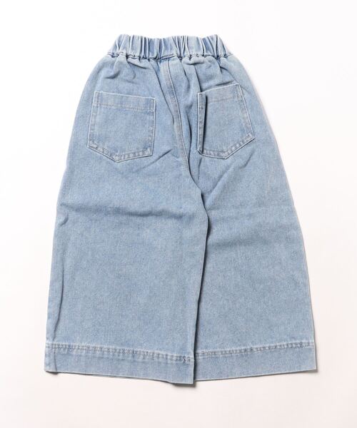 aimoha（アイモハ）の「【aimoha-KIDS-】ワイドデニムパンツ（デニムパンツ・キッズ・ネイビー/ライトブルー・90/100/110/120/130/140/150）」の3枚目の写真