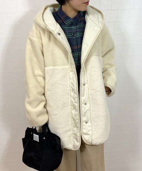 【セール】切替リバーシブルフードブルゾン（ブルゾン）｜CRB（シーアールビー） 7,919円