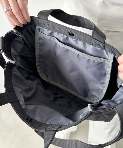POLOCHAMPS(ポロチャンプス)の「POLOCHAMPS(ポロチャンプス)/2WAY トートバッグ ショルダーバッグ(トートバッグ・レディース・ベージュ/ネイビー/ブラック・FREE)」の10枚目の写真