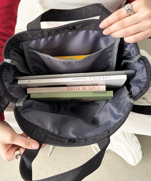 POLOCHAMPS(ポロチャンプス)の「POLOCHAMPS(ポロチャンプス)/2WAY トートバッグ ショルダーバッグ(トートバッグ・レディース・ベージュ/ネイビー/ブラック・FREE)」の9枚目の写真