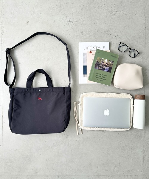 POLOCHAMPS(ポロチャンプス)の「POLOCHAMPS(ポロチャンプス)/2WAY トートバッグ ショルダーバッグ(トートバッグ・レディース・ベージュ/ネイビー/ブラック・FREE)」の13枚目の写真
