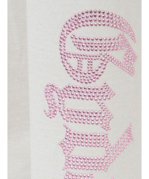 GYDA（ジェイダ）の「GYDAラメフレアパンツ【SETUP着用可】（スウェットパンツ・レディース・グレー/オフホワイト/ブラック/パープル・FREE）」の6枚目の写真