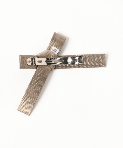 BEAMS BOY（ビームスボーイ）の「テープ リボン バレッタ（バレッタ/ヘアクリップ・レディース・ブラック/オリーブ/ベージュ・ONE SIZE）」の7枚目の写真