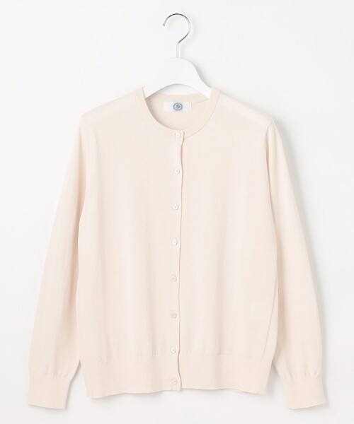 J.PRESS（ジェイプレス）の「【洗える】BASIC HT COTTON クルーネック カーディガン（カーディガン/ボレロ・レディース・ライトグリーン系/ベージュ系/ネイビー系/オレンジ系・MEDIUM/LARGE）」の15枚目の写真
