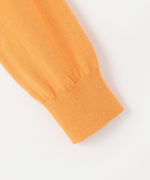 J.PRESS（ジェイプレス）の「【洗える】BASIC HT COTTON クルーネック カーディガン（カーディガン/ボレロ・レディース・ライトグリーン系/ベージュ系/ネイビー系/オレンジ系・MEDIUM/LARGE）」の21枚目の写真