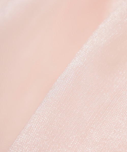 Honeys(ハニーズ)の「チュールキャミソール(キャミソール・レディース・ピンク/チャコール/アイボリー/ブラック・L/M/S)」の12枚目の写真