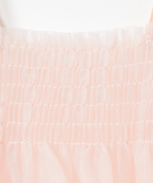 Honeys(ハニーズ)の「チュールキャミソール(キャミソール・レディース・ピンク/チャコール/アイボリー/ブラック・L/M/S)」の21枚目の写真