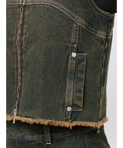 EMODA（エモダ）の「デニムウォッシュベスト（ベスト・レディース・ブラック/ライトブルー/インディゴブルー・FREE）」の11枚目の写真