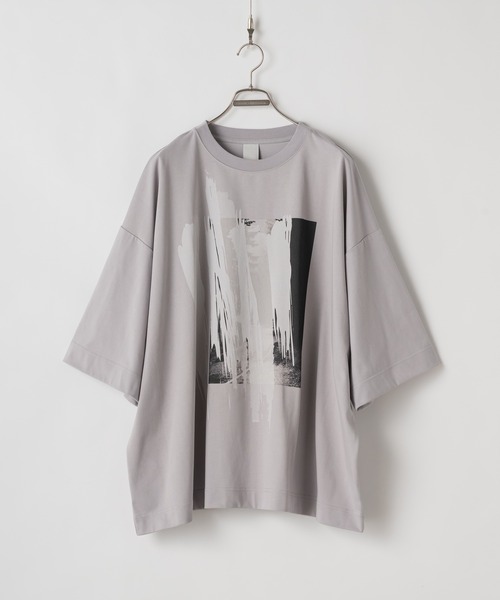 CASPER JOHN（キャスパージョン）の「【COOL TOUCH FABRIC】Super big graphic T-shirts/スーパービッググラフィックTシャツ（Tシャツ/カットソー・メンズ・ブラック系その他/グレー/ホワイト/ホワイト系その他/ブラック/グレー系その他・FREE）」の18枚目の写真