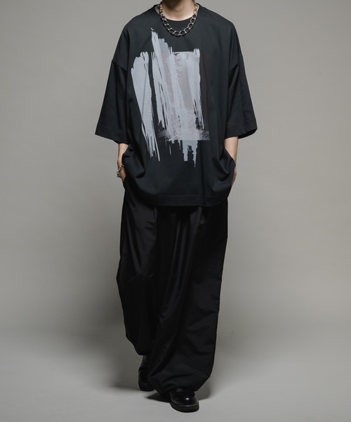 CASPER JOHN（キャスパージョン）の「【COOL TOUCH FABRIC】Super big graphic T-shirts/スーパービッググラフィックTシャツ（Tシャツ/カットソー・メンズ・ブラック系その他/グレー/ホワイト/ホワイト系その他/ブラック/グレー系その他・FREE）」の9枚目の写真