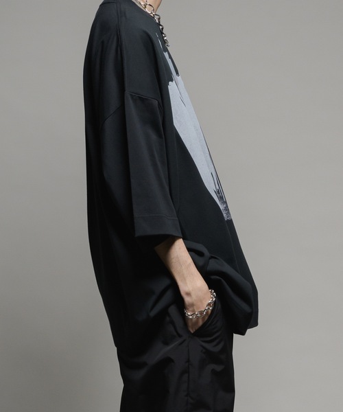 CASPER JOHN（キャスパージョン）の「【COOL TOUCH FABRIC】Super big graphic T-shirts/スーパービッググラフィックTシャツ（Tシャツ/カットソー・メンズ・ブラック系その他/グレー/ホワイト/ホワイト系その他/ブラック/グレー系その他・FREE）」の7枚目の写真