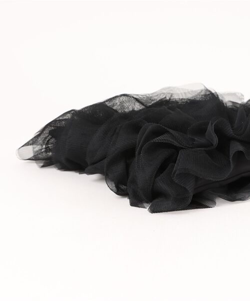 Jasmine Grandiflorum（ジャスミングランディフローラム）の「【Jasmine】ボリュームチュールミニトートバッグ（トートバッグ・レディース・ブラック/ホワイト・FREE）」の13枚目の写真