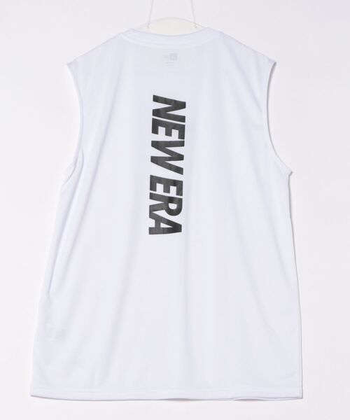 NEW ERA(ニューエラ)の「ニューエラパフォーマンスアパレル スリーブレスTシャツ 吸汗速乾性 UVカット(タンクトップ・メンズ・ブラック/ホワイト・XL/L/S/M/XXL)」の3枚目の写真