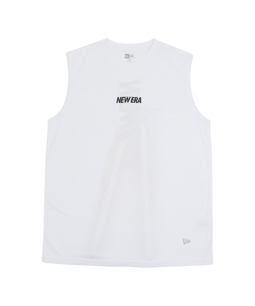 NEW ERA(ニューエラ)の「ニューエラパフォーマンスアパレル スリーブレスTシャツ 吸汗速乾性 UVカット(タンクトップ・メンズ・ブラック/ホワイト・XL/L/S/M/XXL)」の10枚目の写真