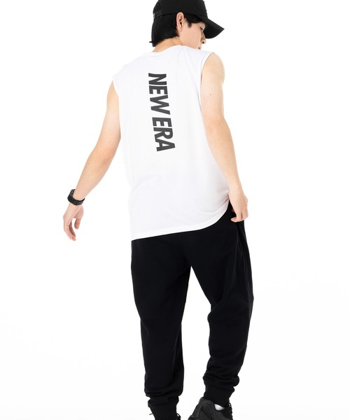 NEW ERA(ニューエラ)の「ニューエラパフォーマンスアパレル スリーブレスTシャツ 吸汗速乾性 UVカット(タンクトップ・メンズ・ブラック/ホワイト・XL/L/S/M/XXL)」の9枚目の写真