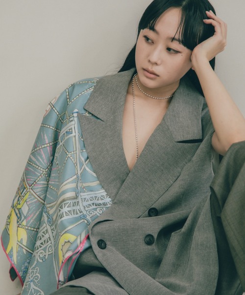 シルクスカーフ SWASH LONDON ツイル 88*88（バンダナ/スカーフ