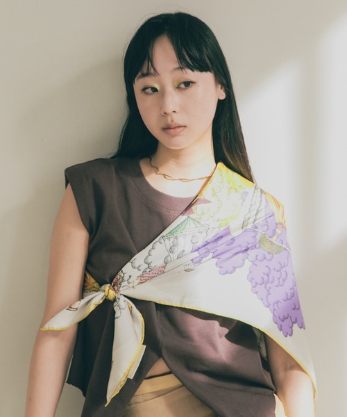 SWASH LONDON シルクカーディガン 美品‼️ スカーフ】スウォッシュロンドン (SWASH LONDON) Leadlight