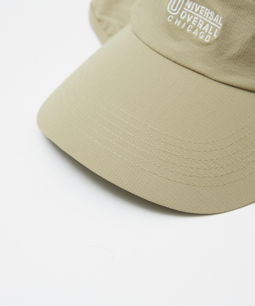 UNIVERSAL OVERALL（ユニバーサルオーバーオール）の「【UNIVERSALOVERALL / ユニバーサルオーバーオール】SHADAN/2WAYロングビルジェットキャップ/サンシェード付（キャップ・メンズ・チャコールグレー/ベージュ/ブラック/カーキ・フリー）」の11枚目の写真