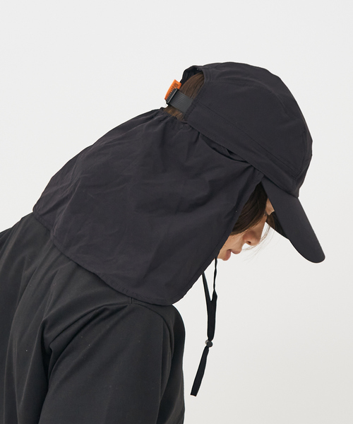 UNIVERSAL OVERALL（ユニバーサルオーバーオール）の「【UNIVERSALOVERALL / ユニバーサルオーバーオール】SHADAN/2WAYロングビルジェットキャップ/サンシェード付（キャップ・メンズ・チャコールグレー/ベージュ/ブラック/カーキ・フリー）」の17枚目の写真