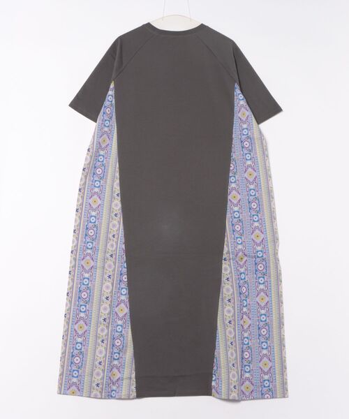 オリエンタルフラワーワンピース オリエンタルフラワープリントワンピース