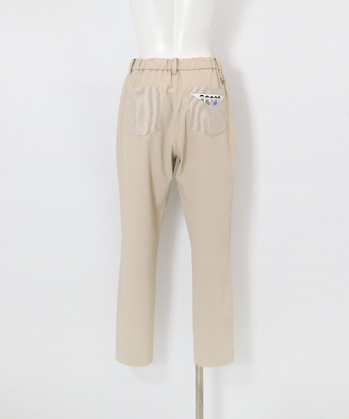 Picone CLUB(ピッコーネクラブ)の「UV速乾ストライプ柄ポケットパンツ(その他パンツ・レディース・ネイビー/ベージュ/ライトブルー/ホワイト・LL/L/M)」の12枚目の写真