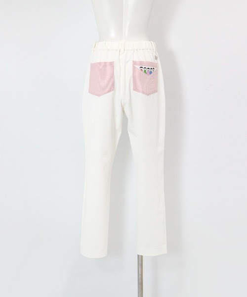 Picone CLUB(ピッコーネクラブ)の「UV速乾ストライプ柄ポケットパンツ(その他パンツ・レディース・ネイビー/ベージュ/ライトブルー/ホワイト・LL/L/M)」の8枚目の写真