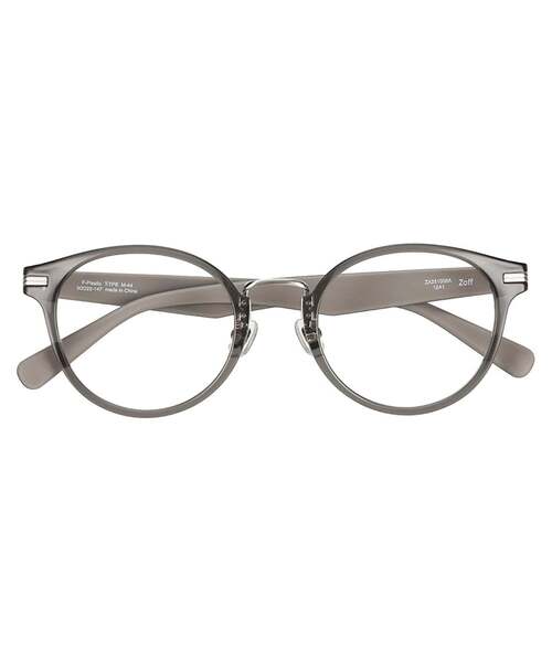 ボストン型 メガネ｜レザー調 ラバーテンプル ズレ落ち防止 眼鏡 伊達